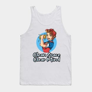 Clean Space Clear Mind Tank Top